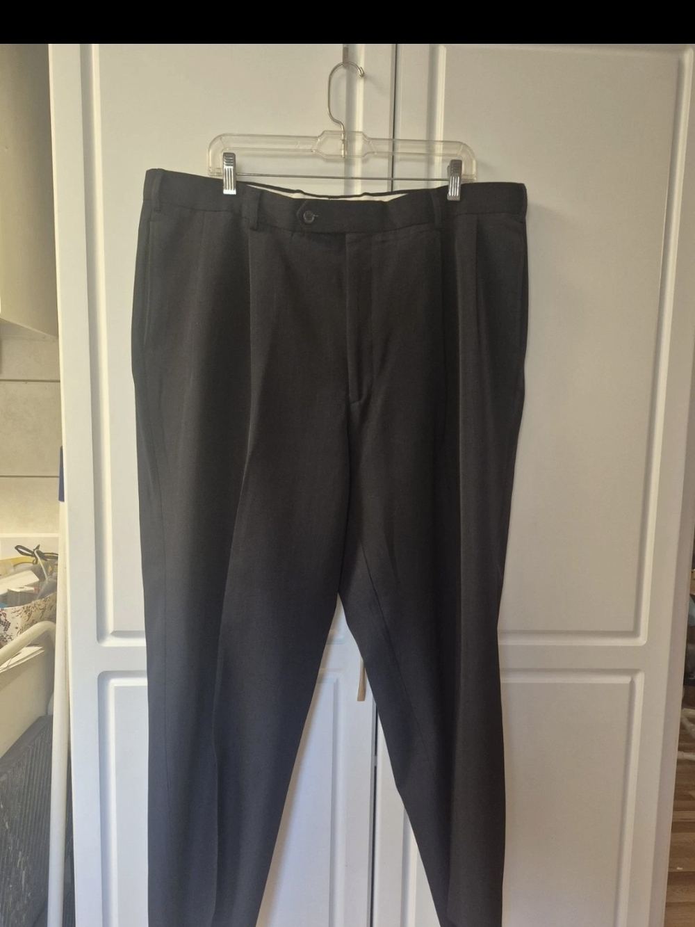 Men's Gianni Vironi Suit Dress Pants 40x29 Navy blue. Excellent condition.